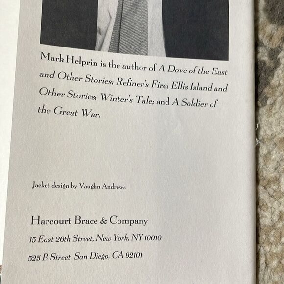 Memoir from Antproof Case by Mark Helprin Hardcover Book - Picture 10 of 13